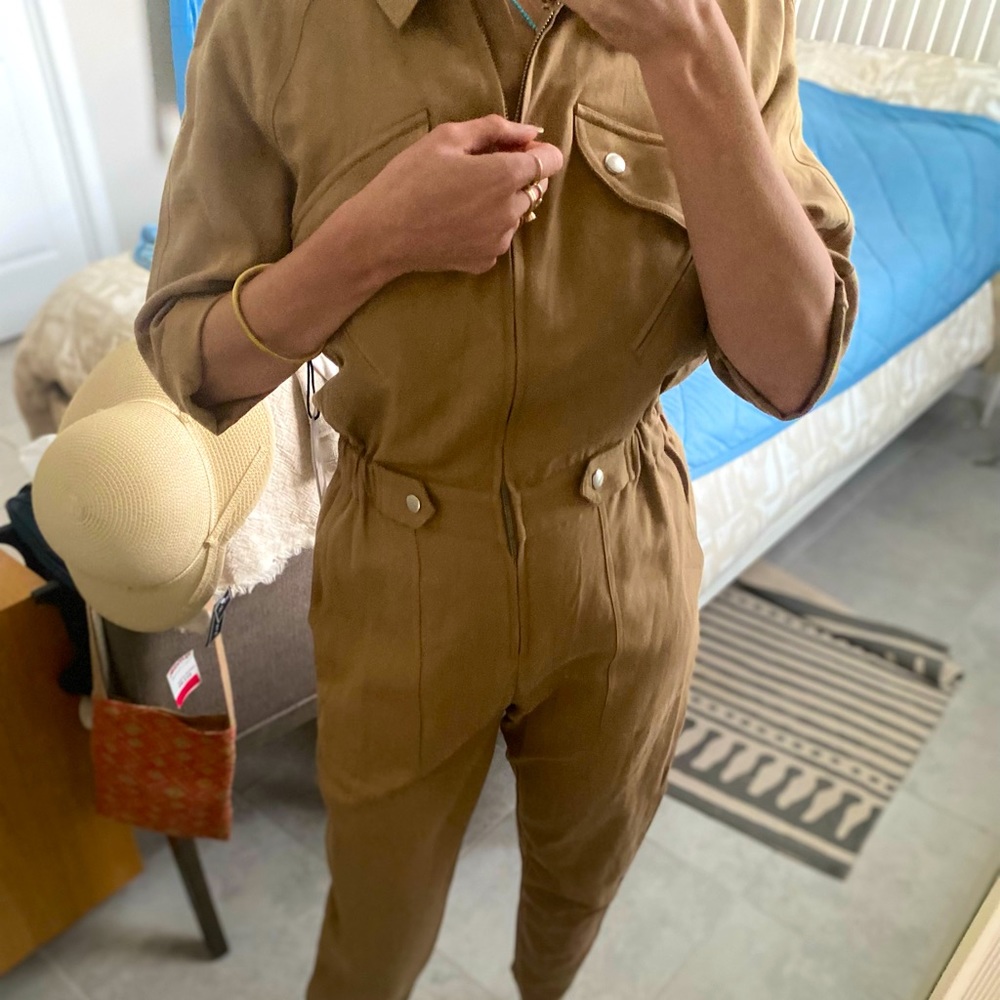 Apiece Apart beige jumpsuit